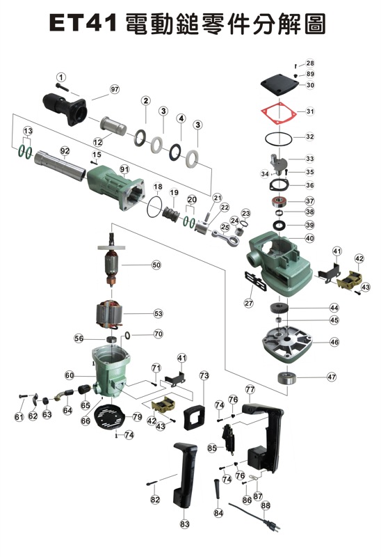 ET41 電動鎚